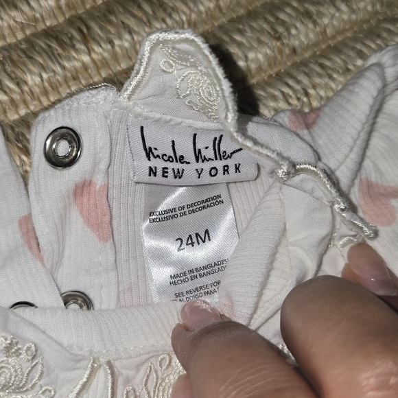 Nicole Miller Pink Heart Kids Skirt Set - Picture 4 of 7